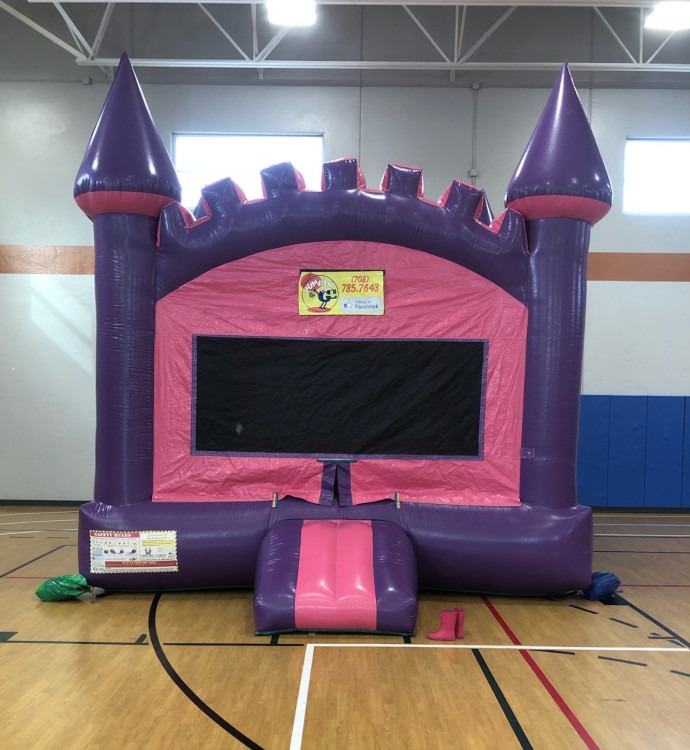 15X15 Pink and Purple Bounce House